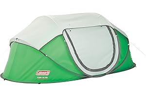 Coleman Pop-Up Camping Tent: Instant 10-Second Setup, 2/4 Person