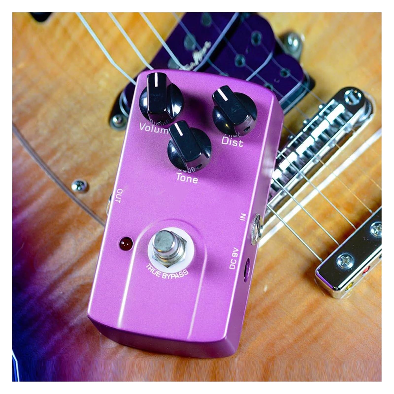 Pedał Efektów Gitarowych Distortion Do Profesjonalnych Akcesoriów Do Instrumentów(JF 34 2)