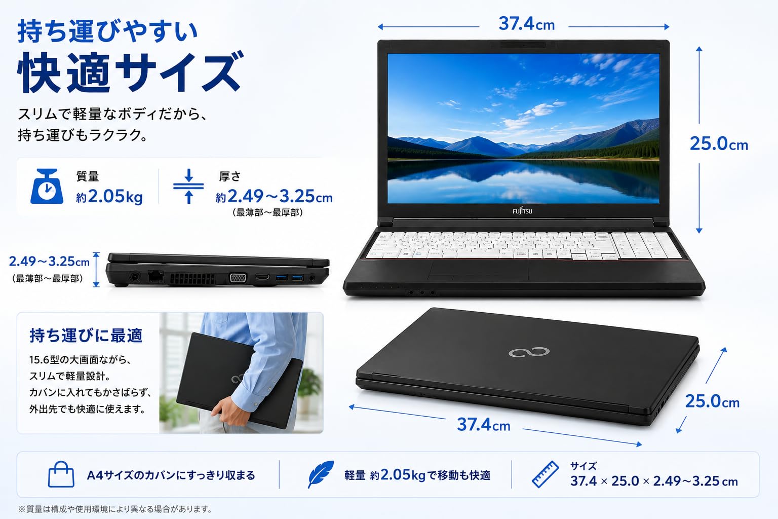 Amazon.co.jp: 【整備済み品】富士通 LIFEBOOK A579 15.6型 Core i5