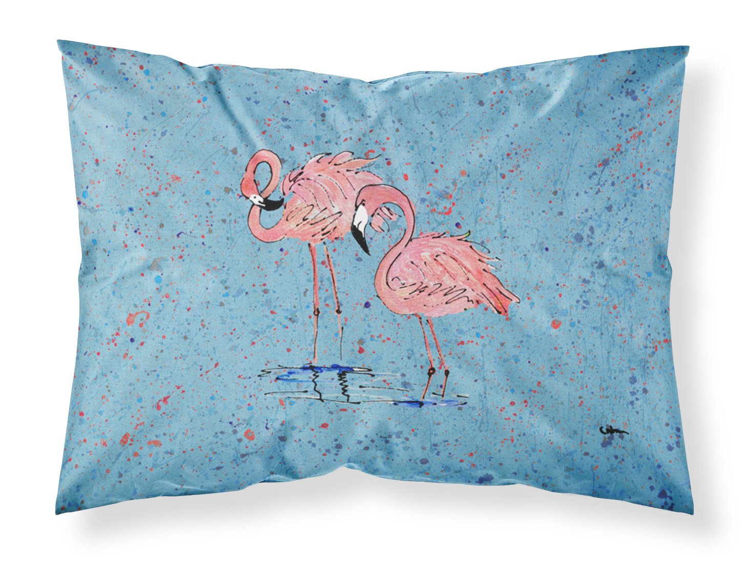 Taie d'oreiller flamant rose Caroline's Treasures pour une ambiance de chambre tropicale