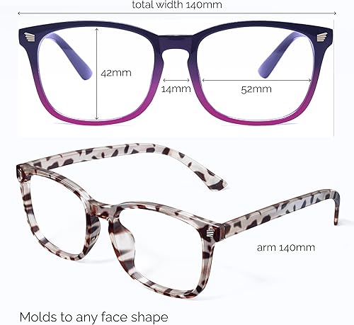 Miniatura 6 de Livho Gafas de Luz Azul de Alta Tecnología - Gafas de Computadora con Bloqueo Avanzado de Luz Azul - Fatiga por Pantalla y Protección UV *B3