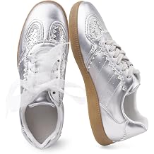 Womens Lace Detail Lace-Up Casual Sneakers - Elegant Ribbon Ribbon Lace Walking Shoes Non-Slip Sole Breathable Comfort for Daily Outfits