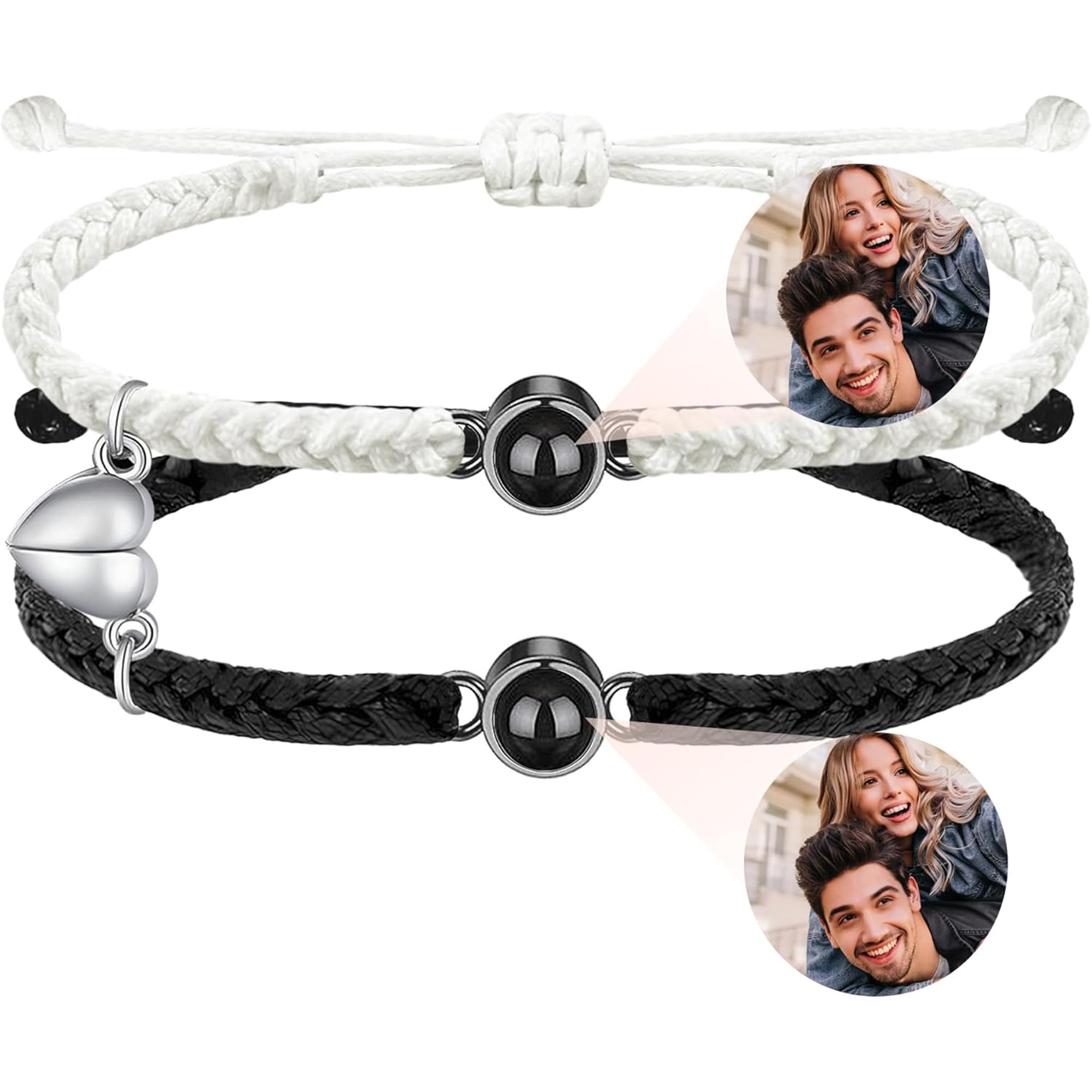 Easycosy Regalos Dia del la Madre, Personalizado Pulsera con Foto Dentro, Pulseras Personalizadas con Proyección de Imagen para Mamá, Papá, Pareja, Amigo, Novio — view 8