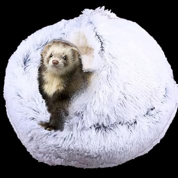 Ferret Bed Cave and Hideouts,Ferret Hideaway Bed Accessories for Cage Ferret Beds and Hideouts Gray