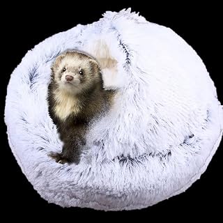 Frettchenbett-Höhle und Verstecke, Frettchen-Versteck, Zubehör für Käfig, Frettchen, Betten und Verstecke (grau)