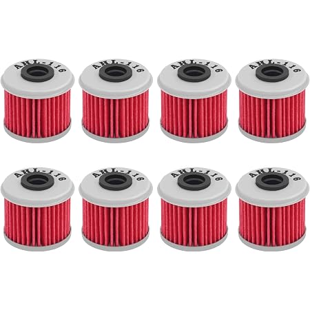Filtro Olio Motore Rosso Per Honda CRF E Husqvarna – Compatibile Con CRF250X, CRF450R, TRX450R - 3