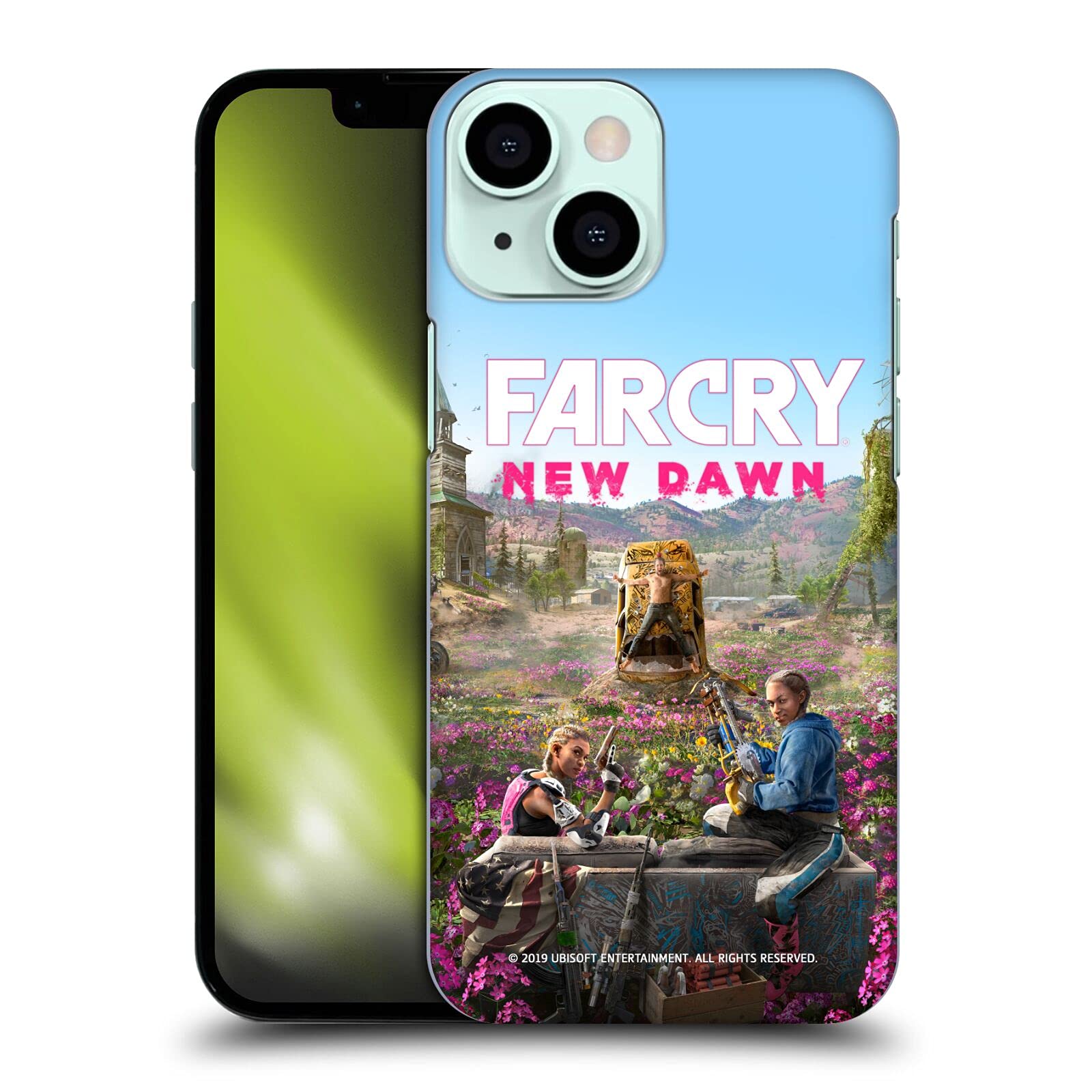 Head Case Designs Officially Licensed Far Cry Twins Couch New Dawn Key Art Hard Back Case Compatible with Apple iPhone 13 Mini