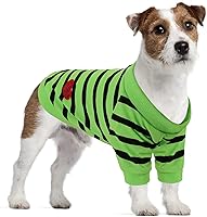 Vista 37 de Camiseta a rayas para perros y gatos, chaleco de algodón para primavera, verano, para mascotas, adecuada para mascotas pequeñas y medianas