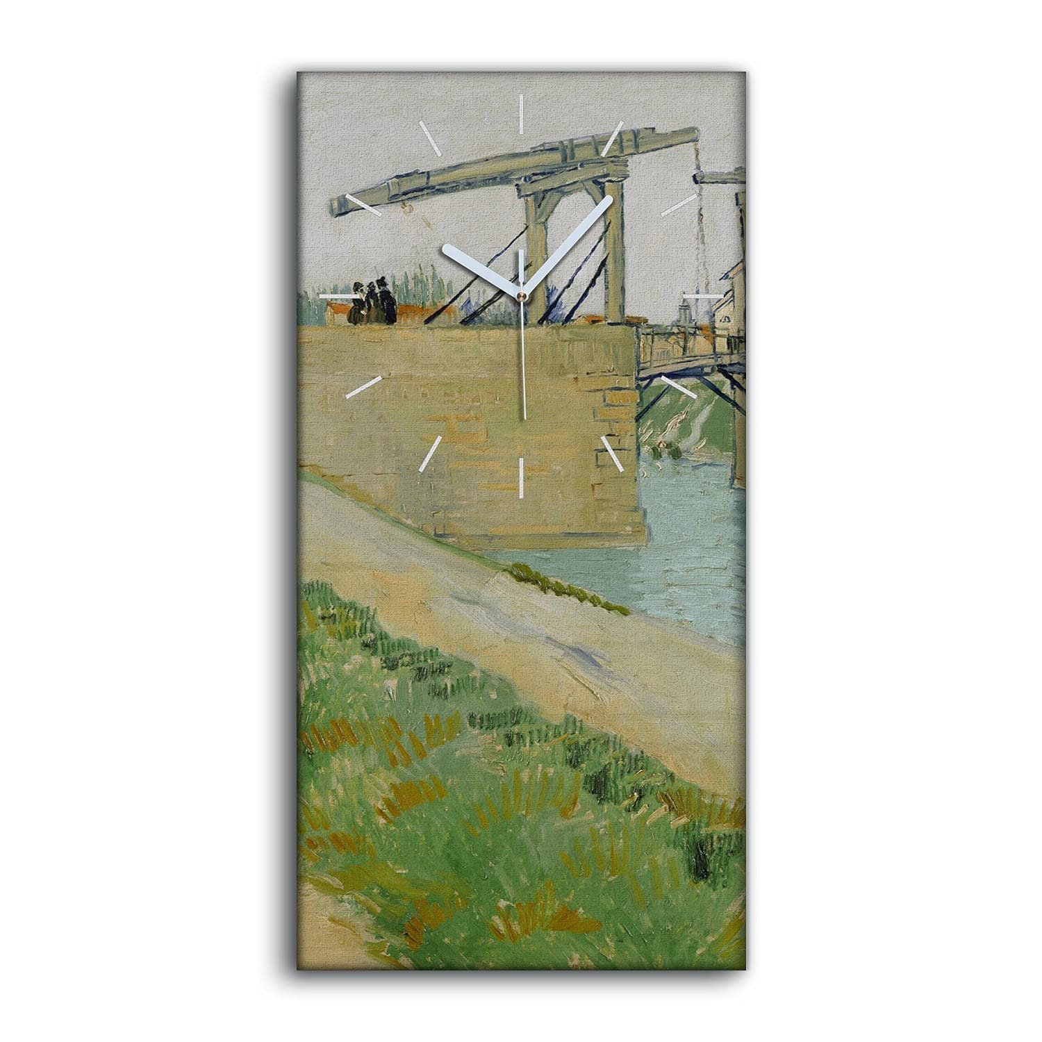 Horloge sur Toile Pont de Langlois Poésie d'Arles pour un Intérieur Calme et Inspirant
