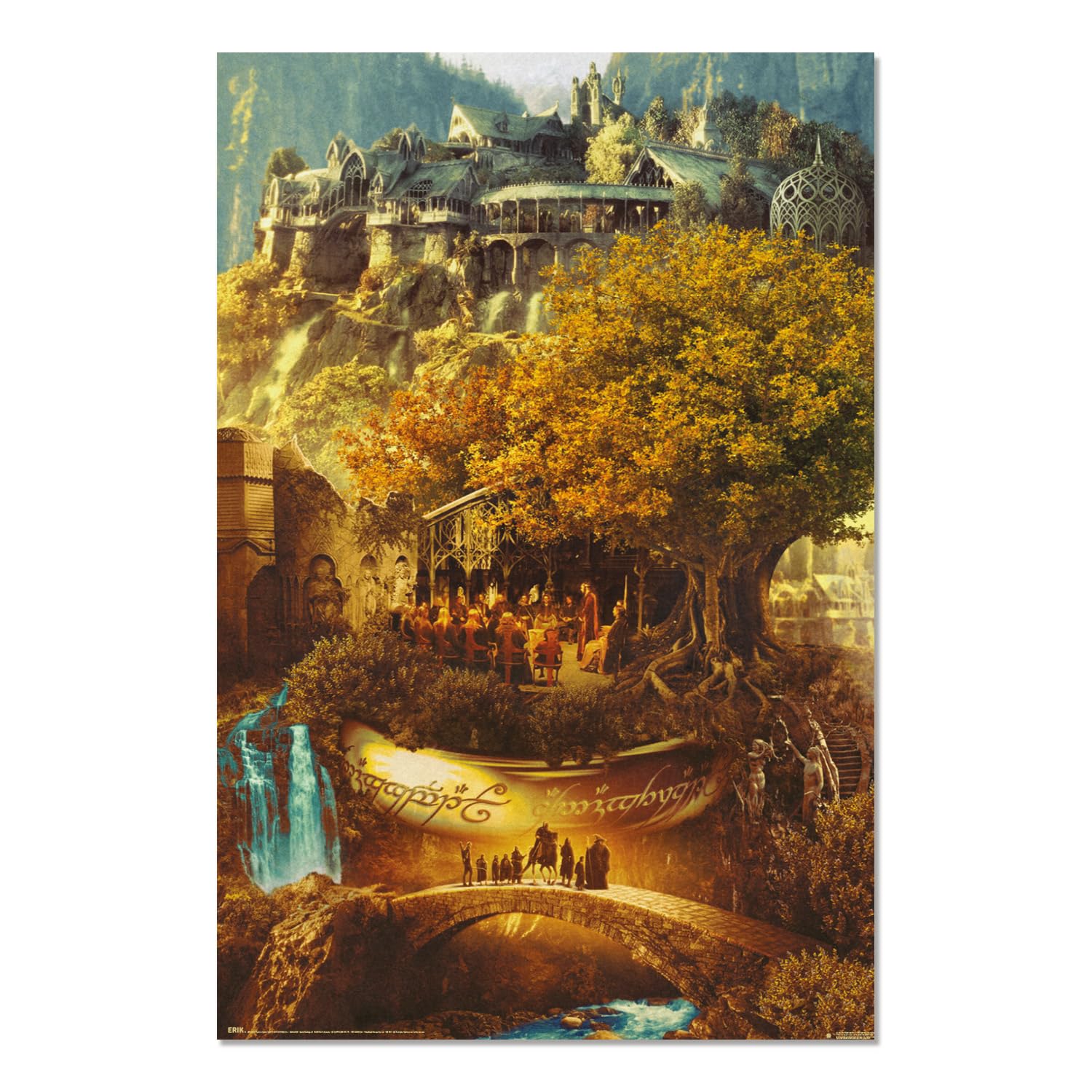 Grupo Erik Poster The Lord Of The Rings 25th Anniversary - 36 x 24 inches / 91.5 x 61 cm - Shipped Rolled Up - Cool Posters, Art Poster, Wall Posters & Prints