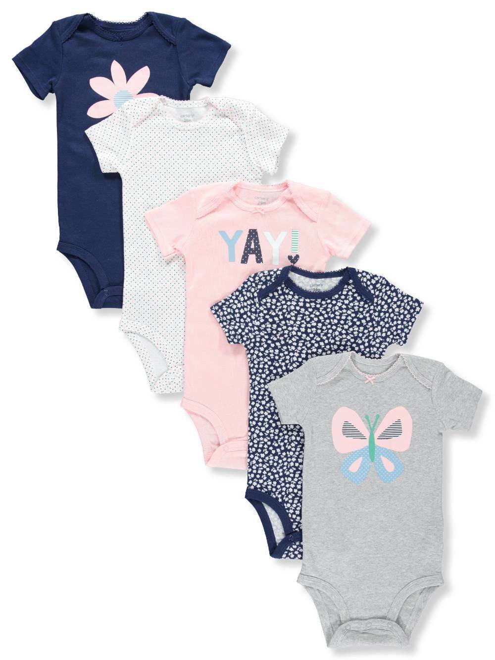 Carter's 5-częściowe body dla dziewczynek