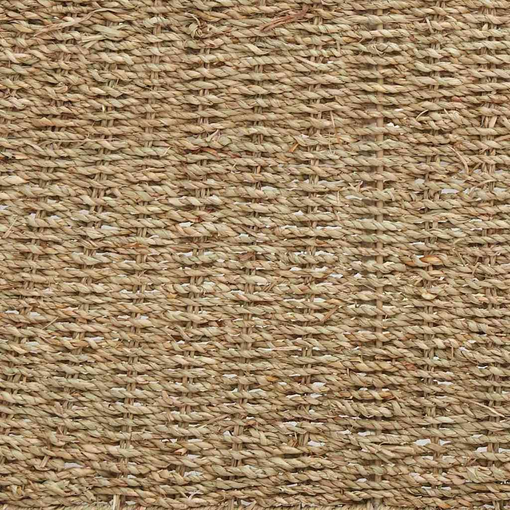 Jupe Sapin Noël Marron en jonc de mer 70 x 70 x 28 cm, Cache Pied de Sapin tissé, Couverture Base décorative, Support pour Arbre, Maison Salon intérieur, Ambiance Festive