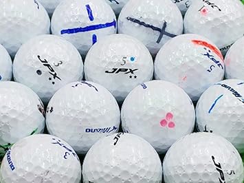 Amazon Ab落書き ミズノ Jpx De 16年モデル シルバーパール パールホワイト混合 12個セット ロストボール Mizuno ミズノ ゴルフボール