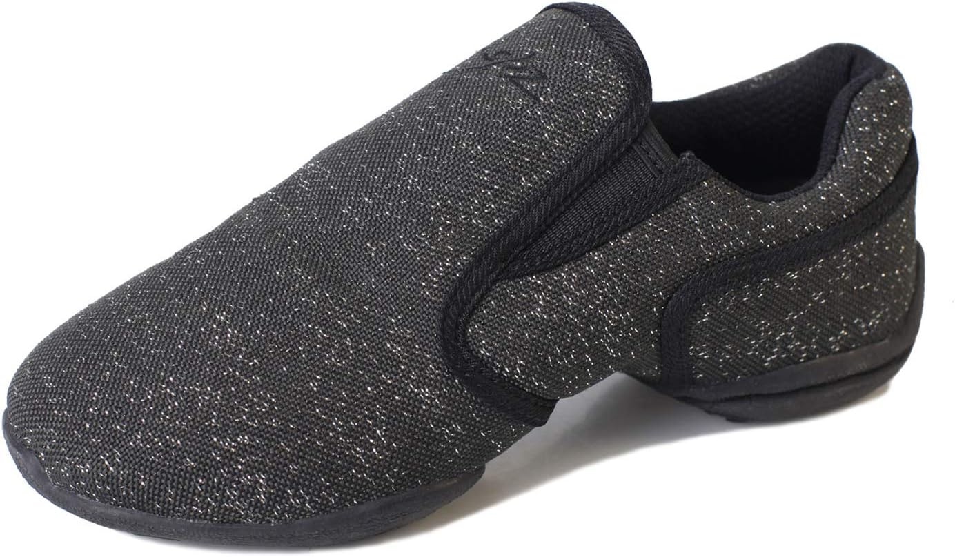 Skazz by Sansha Kids Studio Exercise Sneakers Slip on Dance Canvas Split-Sole Mulan (US 2 / Skazz J M)
