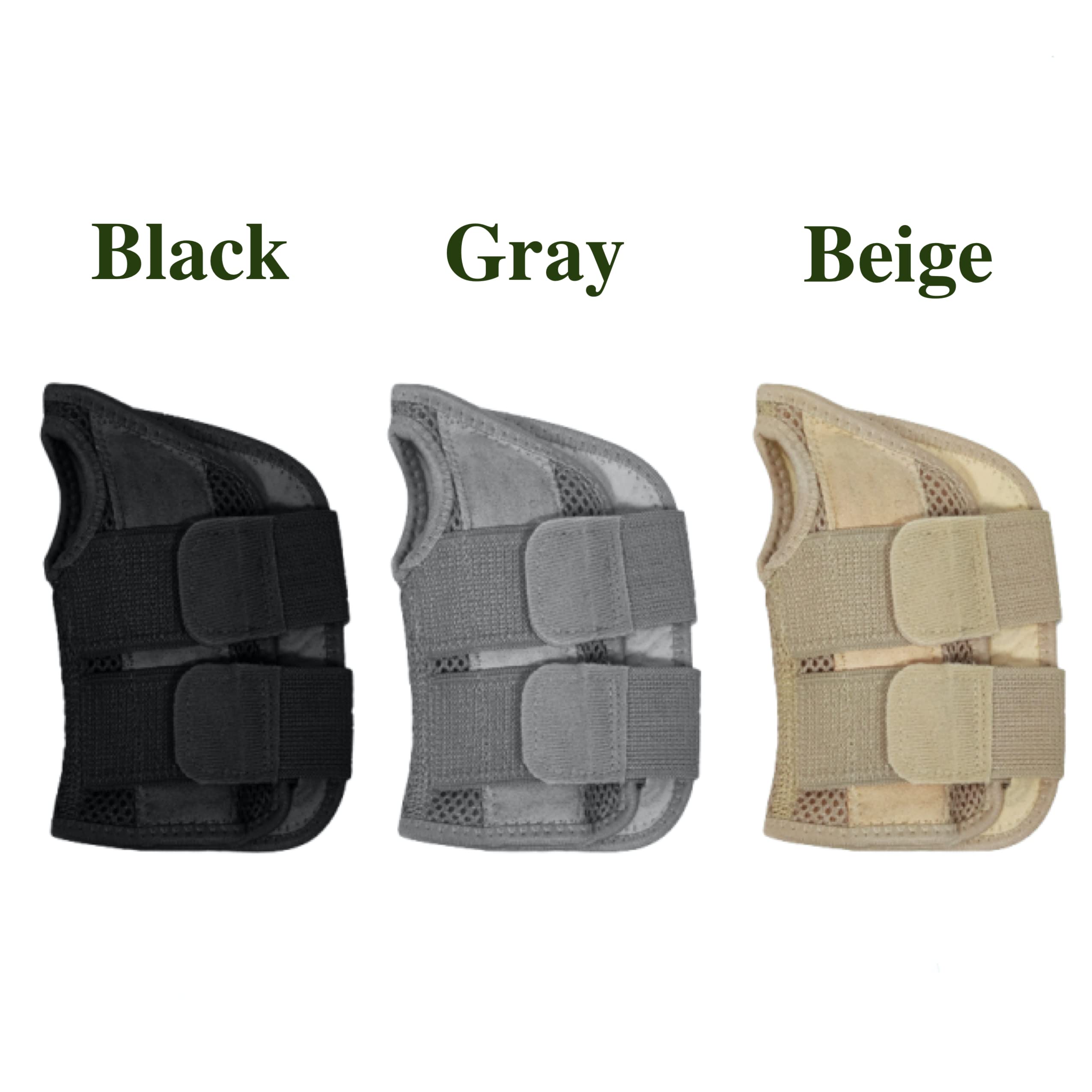 Muñequera para alivio del túnel carpiano, soporte nocturno, soporte de mano con 2 soportes para mujeres y hombres, férula de soporte de muñeca ajustable para manos derechas e izquierdas para