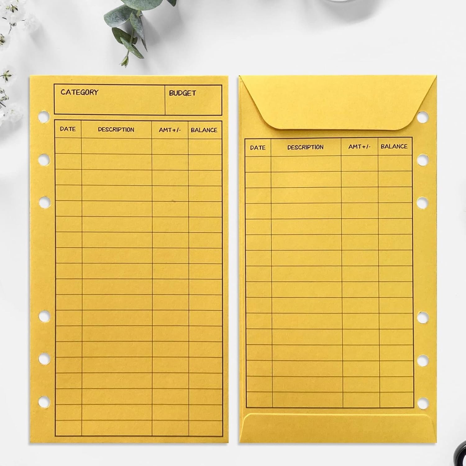 Cenbee 36 Pcs Expense Tracker Budget Sheet Cash Envelopes Money Envelope for Budget System Expense for Tracking Budget Money Saving, 12 C : Office Products
