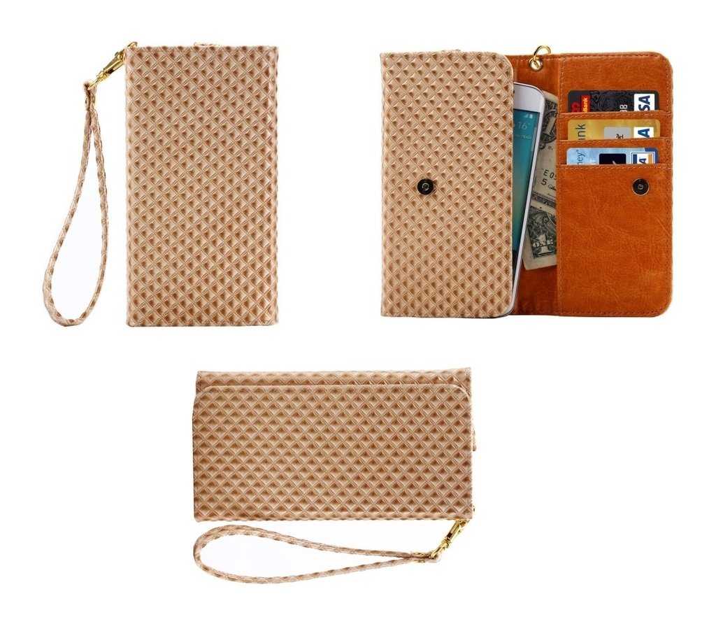Funda Tarjetero Prestigio MultiPhone 5455 Duo Acabado Premium Perlas 3D 6