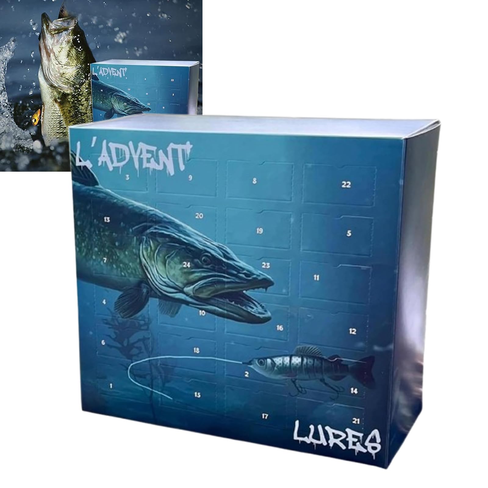 L’ADVENT’LURES 2024, 2024 Christmas Fishing Blind Box L’ADVENT’LURES 2024, 2024 Christmas Fishing Blind Box