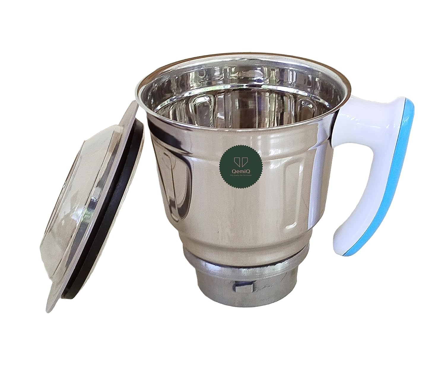 QemiQ® -“Big” (DRY) Jar Compatible with-LIFE LONG BAJAJ/PREETHI/MORPHY RICHARDS/SUMEET/GANGA/ORIENT/USHA/CROMPTON//PRESTIGE/Mixer Grinders (1200ML CAPACITY) QemiQ® -“Big” (DRY) Jar Compatible with-LIFE LONG BAJAJ/PREETHI/MORPHY RICHARDS/SUMEET/GANGA/ORIENT/USHA/CROMPTON//PRESTIGE/Mixer Grinders (1200ML CAPACITY)