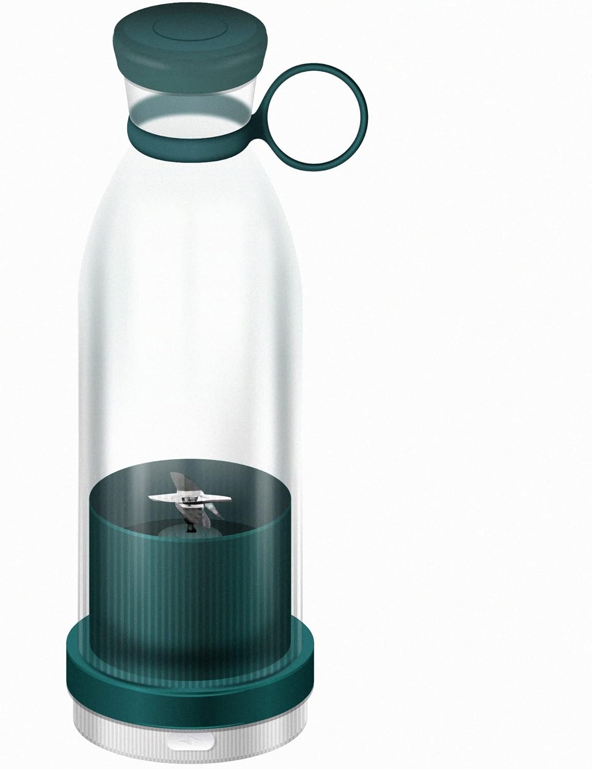 Licuadora eléctrica portátil, licuadora personal para viajes de Teaniru  Botella exprimidora recargable para jugos, batidos y batidos  La mejor