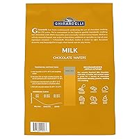 Vista 3 de Ghirardelli Chocolate Company Milk Chocolate Wafers, 5lb. Bag (Pack of 1)