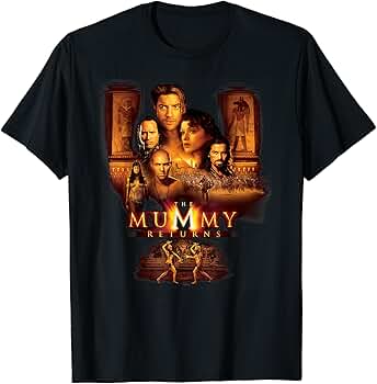 Amazon.com: The Mummy Returns Poster T-Shirt : Clothing, Shoes 