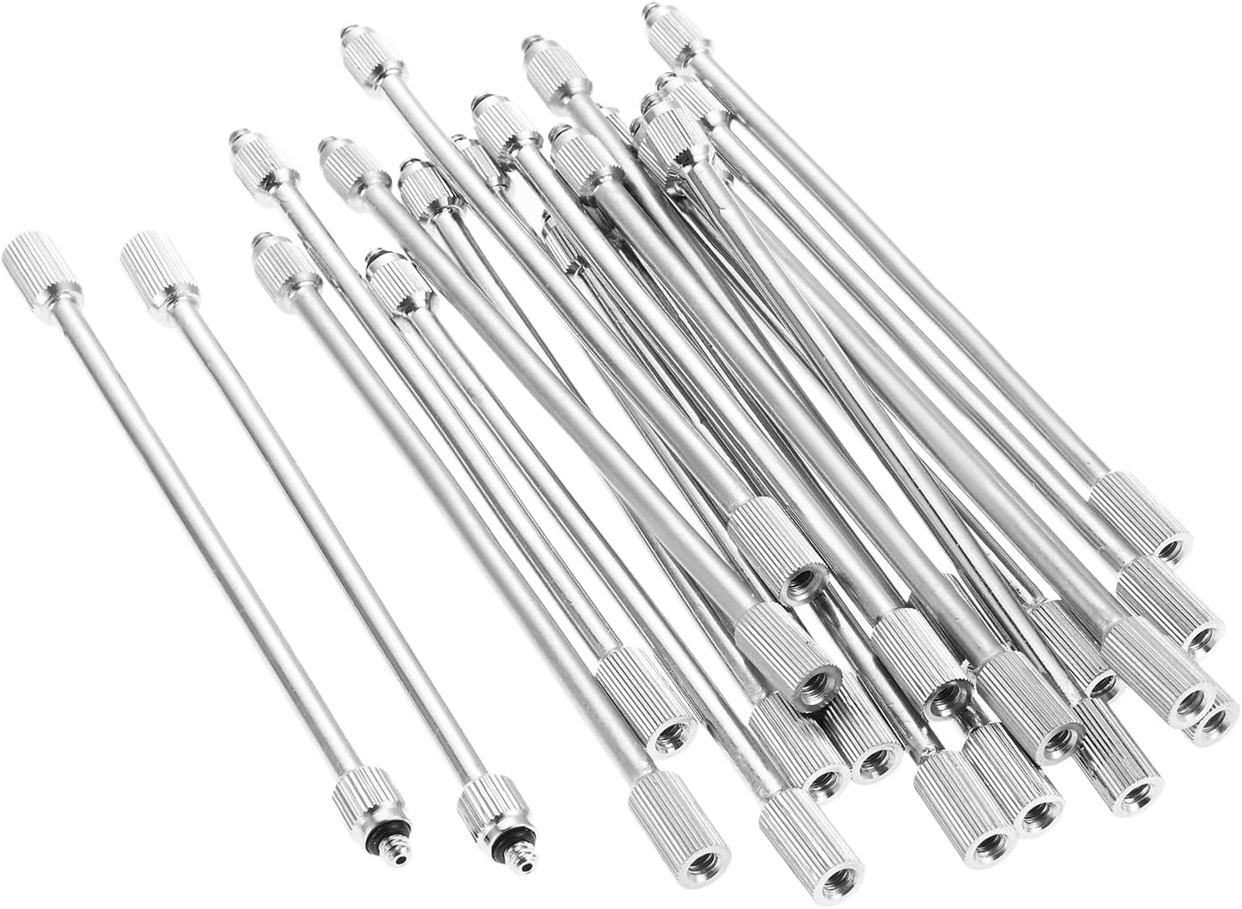 20Pcs Flexible Mister Nozzle Extensions 5.9 Inch Brass Mist Rod for Nozzles Bendable Copper Extended Pole 3/16" Thread