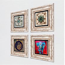 Pinecone Stone Fil, Tavus Ku u, Fas Desenli Vintage,  ini Sanat  Ta  Duvar Tablosu -  er eveli Ta  Tablo - Dekoratif Duvar Sanat  - Modern Ev ve Ofis Duvar Dekoru T4-298