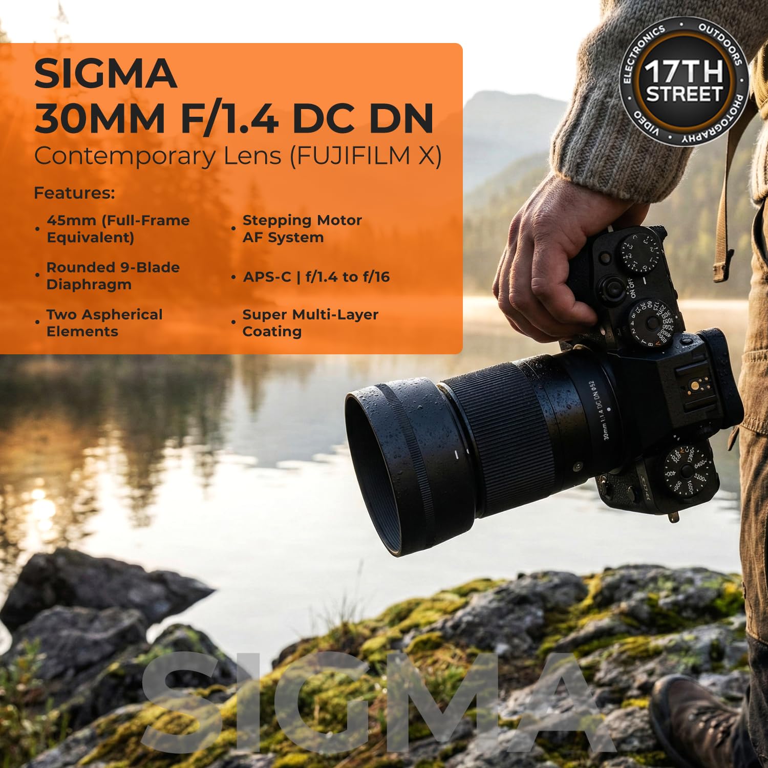 Amazon.com : Sigma 30mm f/1.4 DC DN Contemporary Lens for FUJIFILM
