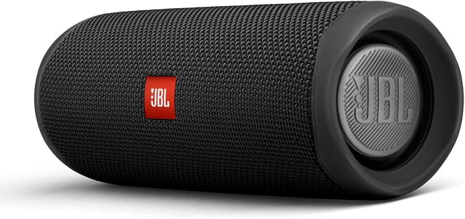 JBL Flip 5 Waterproof Portable Wireless Bluetooth Speaker This device is designed with a waterproof feature.