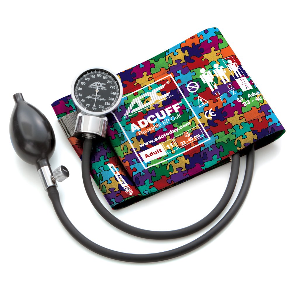 ADC 700-11APP Diagnostix Aneroid Sphyg, Puzzle Pieces, Adult