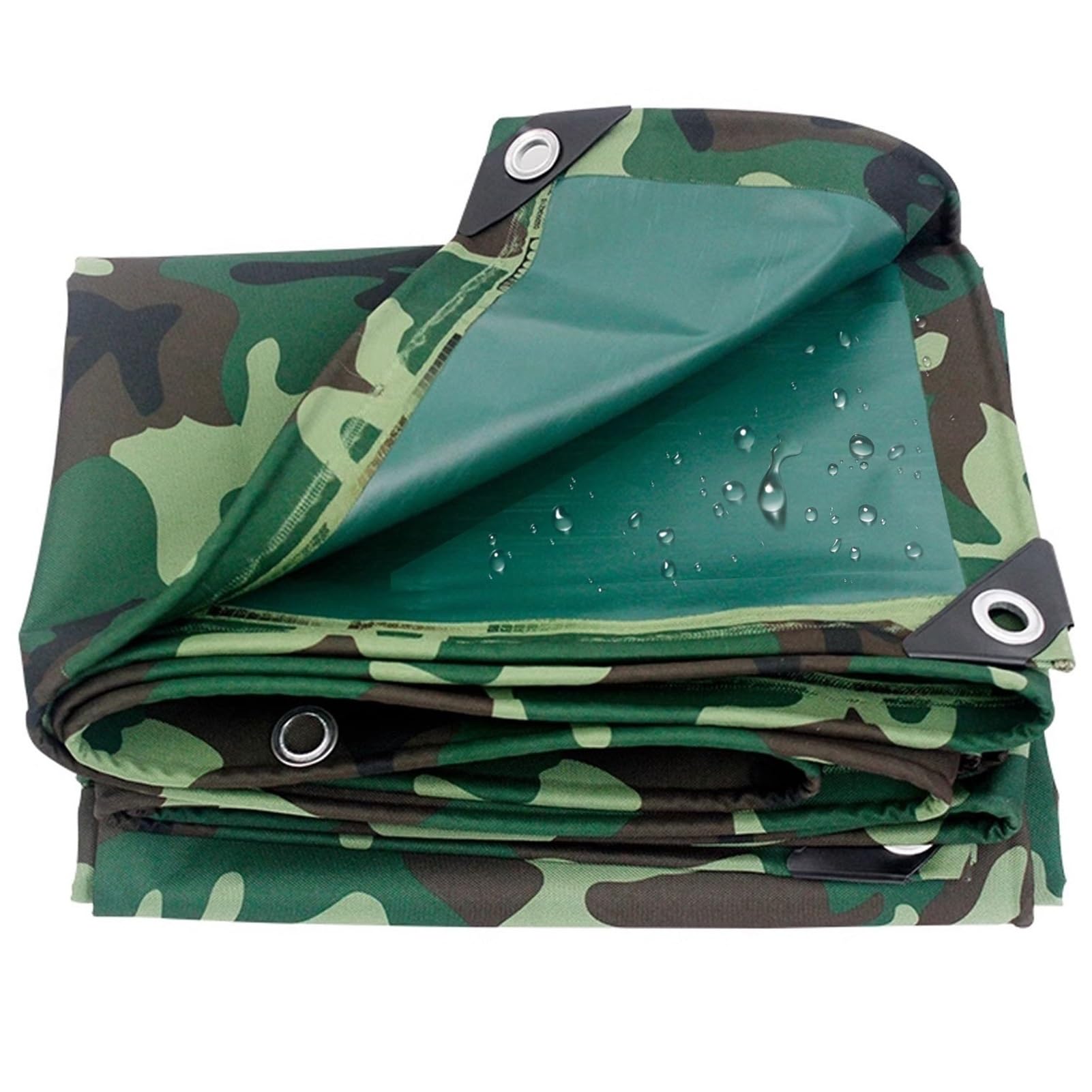 Tarpaulin Heavy Duty Tarp Sheet Cover, Multipurpose Heavy Duty Canvas Tarpaulin Camping Truck Cover Multiple Sizes(1.2x1.8m(3.9ftx5.9ft))