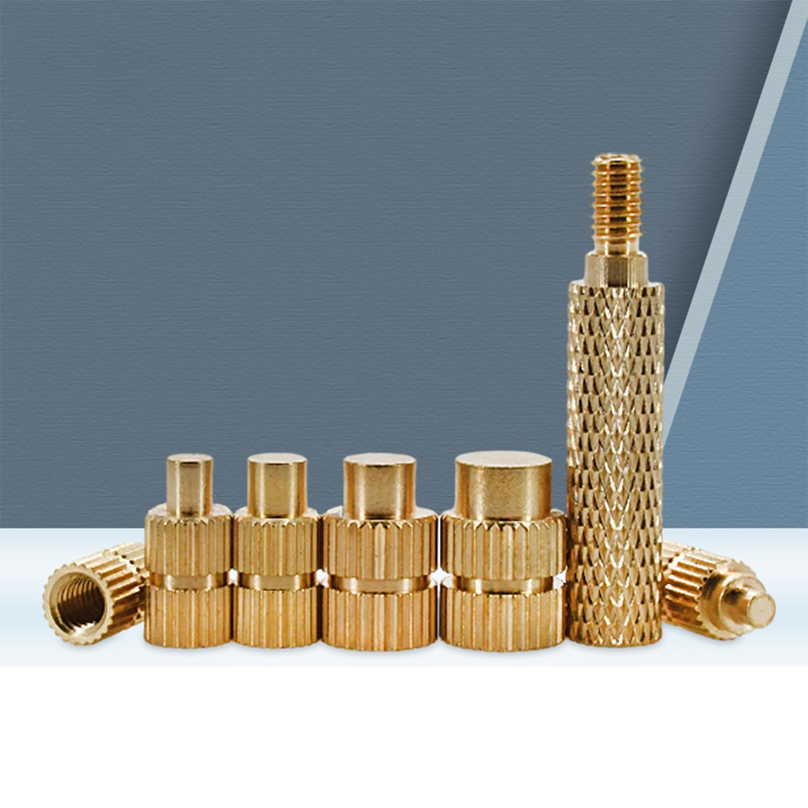 FandWay Set 5 Punte Per Saldatore In Ottone Per Inserti Filettati M2-M5 – Perfusioni In Stampanti 3D, Compatibili Hakko E Weller - 5