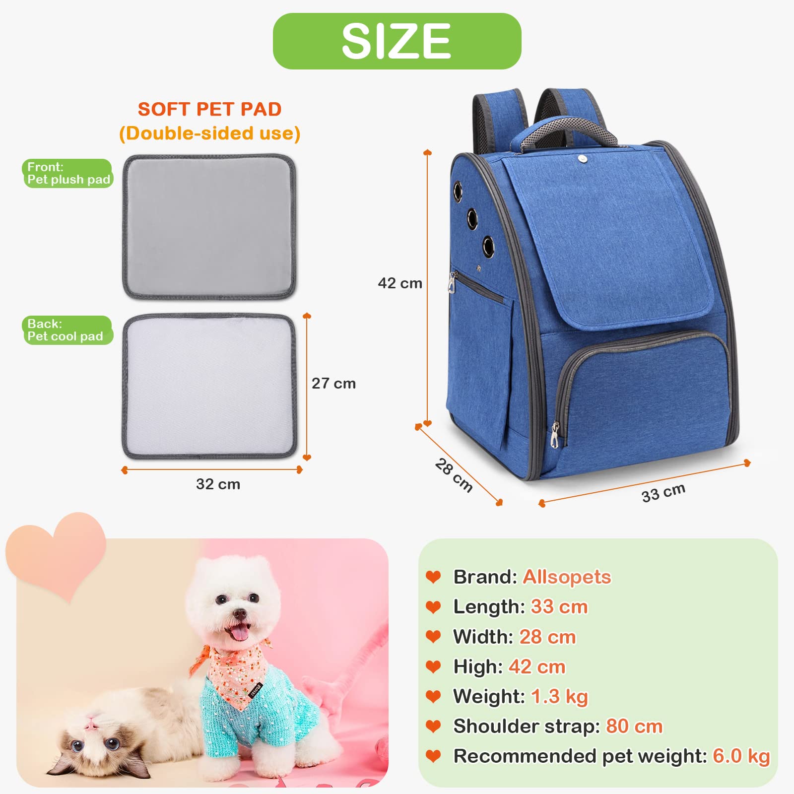 ALLSOPETS Cat Carrier Backpack - Image 4