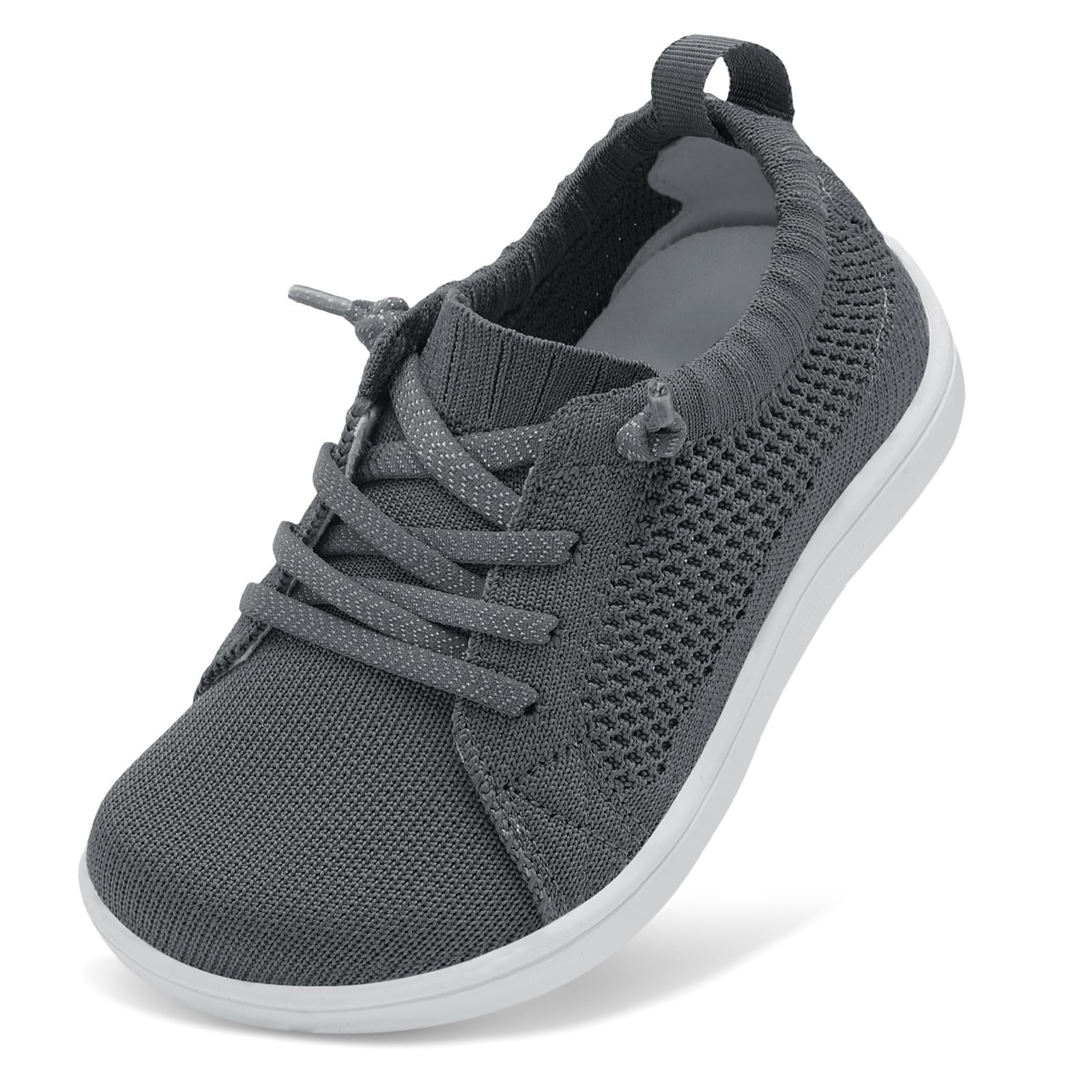 JIASUQI Toddler Shoes Boys Girls Wide Barefoot Slip on Shoes Kids Breathable Zero Drop Minimalist Tennis Sneakers