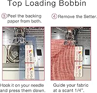 Vista 7 de Kit de actualización de regla de edredón y paquete de guía de costura