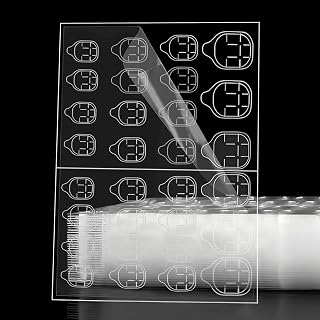 10 Sheets Nail Adhesive Tabs, 300 Pcs Clear Nail Stickers for Press Ons, 15 Sizes Long-Lasting Double-Sided Jelly Sticky Tabs for Nails, Waterproof Nail Adhesive Tabs - Amazon product rated Grade A