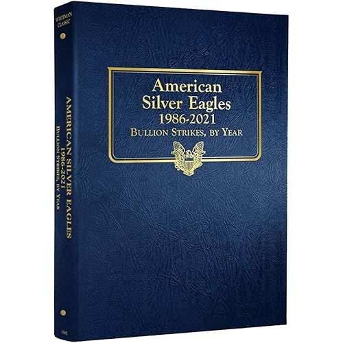 Whitman US American Silver Eagle Coin Album 1986 - 2021 #3395