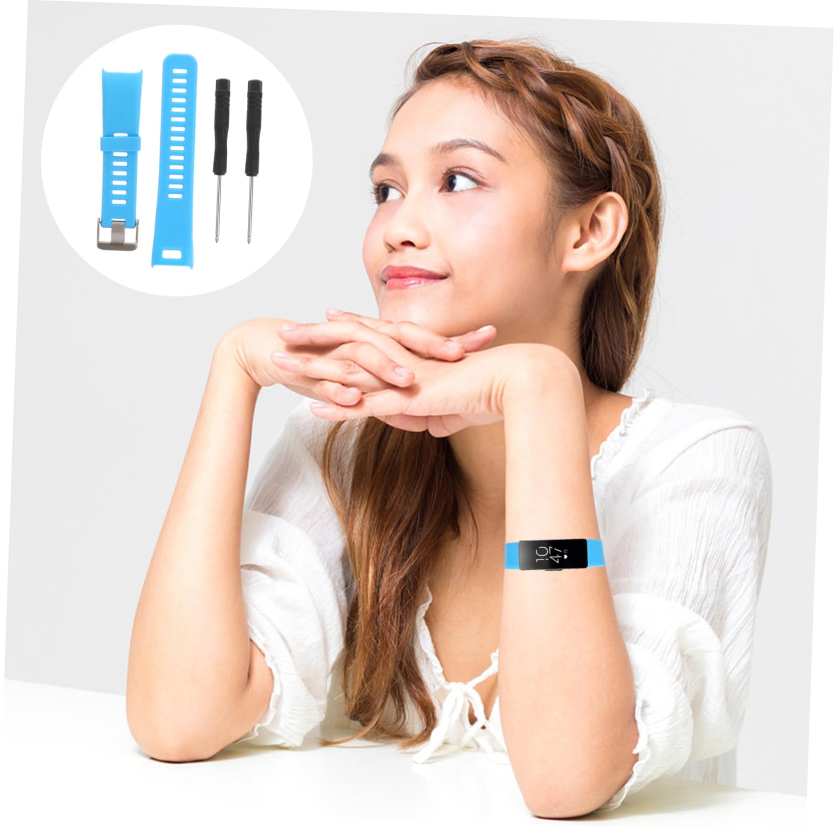 Gatuida Montres D'Exercice Dames Reloj Inteligente Bande Bracelet Réglable Bracelet Réglable? Poignet Silicone Intelligent Miss Accessoires