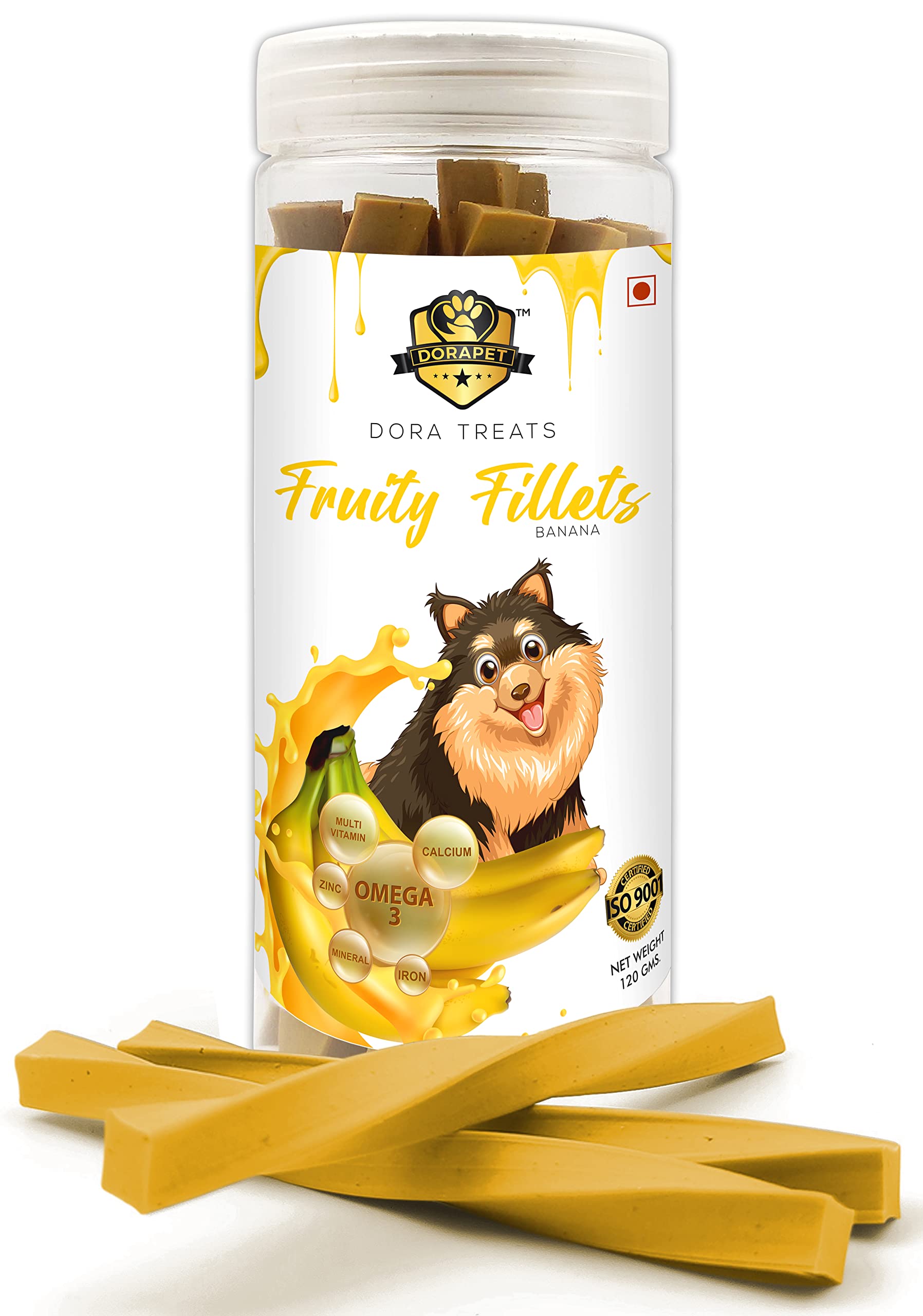 Fruity Fillets™ Exotic Premium, Dental Chew Sticks, Best for Oral Health, 120 GMS (Strawberry) (B09XXF8YFZ) Amazon Price History, Amazon Price Tracker