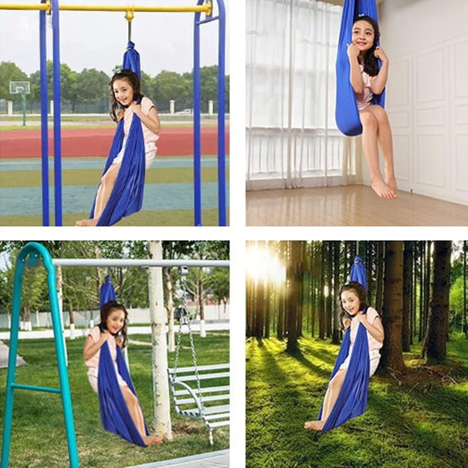 Kids Cloud Swing - Stabile Indoor Outdoor Schaukel für Unterhaltung und Camping, komplettes Zubehör-Kit enthalten, sicher und lustig für Kinder