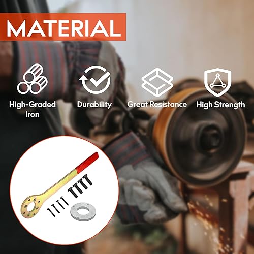 Miniatura 3 de PEATOVIE Llave de tornillo para polea de manivela compatible con motores Subaru Imprezas EJ solamente Legacy Baja Outback Forester SVX