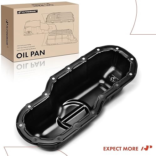 Miniatura 9 de A-Premium Cárter inferior de aceite de motor con tapón de drenaje compatible con Toyota Land Cruiser 2008-2014, Sequoia 2008-2014, Tundra 2007-2014,