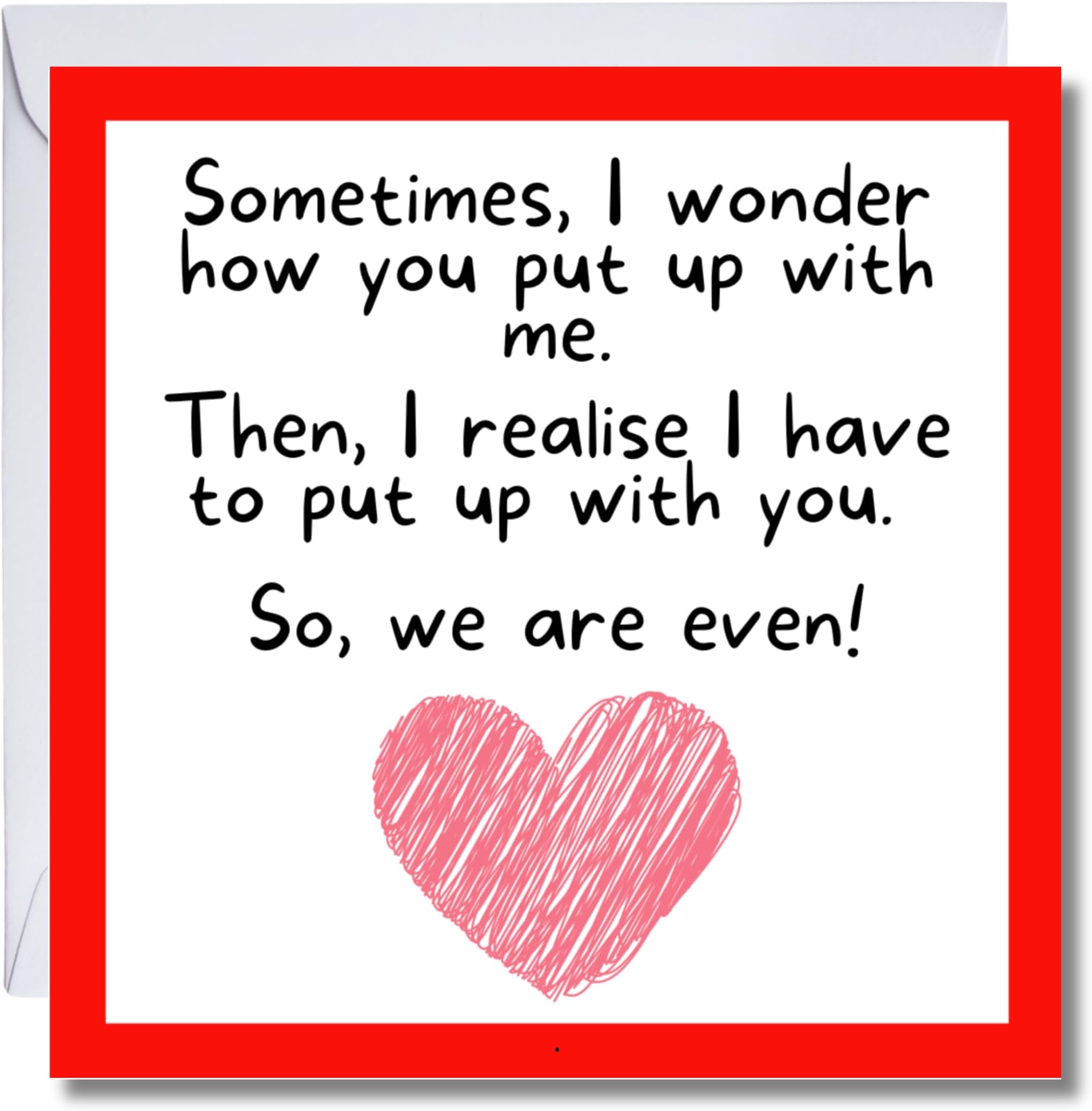 Funny Birthday Card Anniversary Greeting Card - Birthday Cards for Him For Her - Birthday Cards for Wife Girlfriend Husband Boyfriend