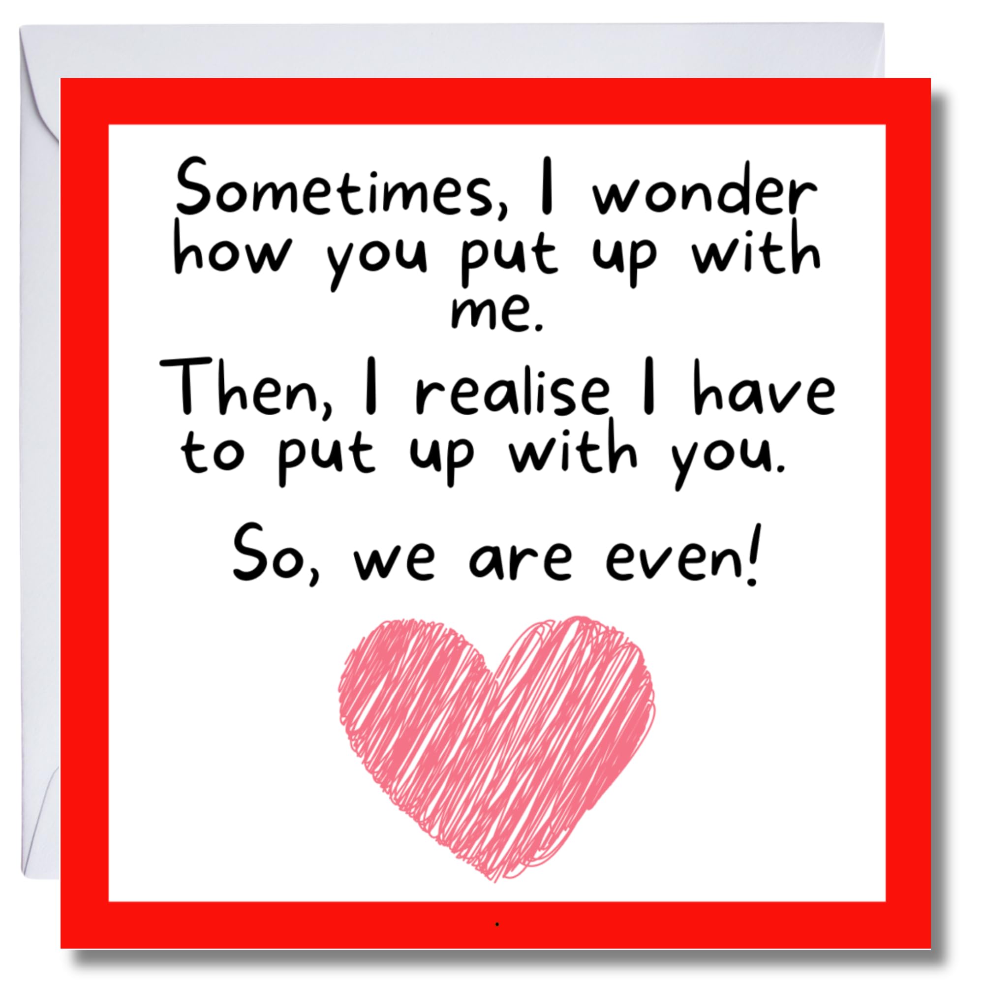 Funny Birthday Card Anniversary Greeting Card - Birthday Cards for Him For Her - Birthday Cards for Wife Girlfriend Husband Boyfriend