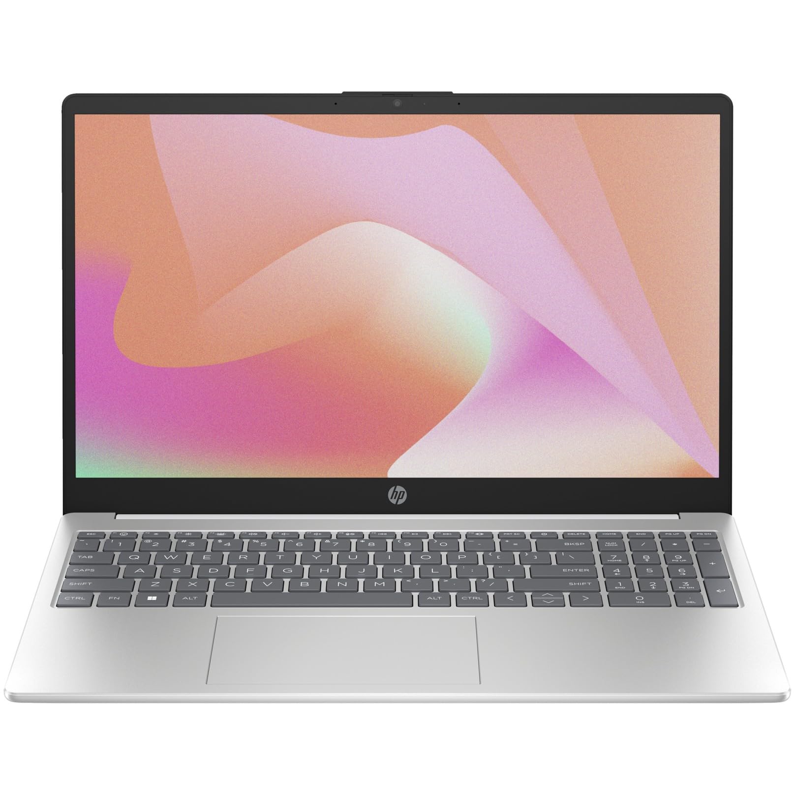 15.6" Laptop Computer, FHD Display, Intel Quad-Core Processor, 16GB DDR4 RAM, 1TB PCIe SSD, WiFi 6, Bluetooth 5.3, USB-C, HDMI, Webcam, Numeric Keypad, Natural Silver, Windows 11 Home