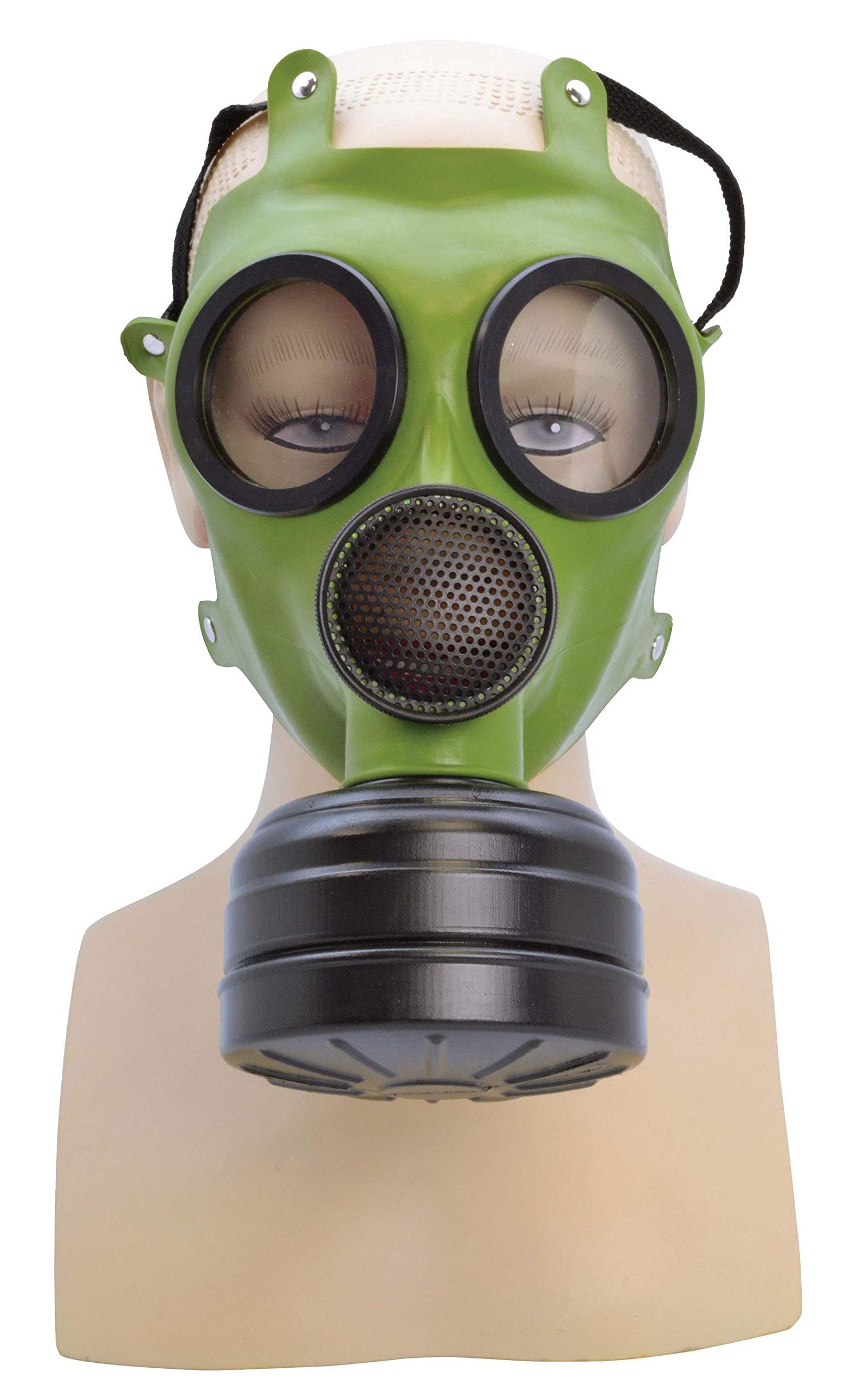 Bristol Novelty BA1313 Realistic Gas Mask for Fancy Dress, Unisex-Adult, One Size