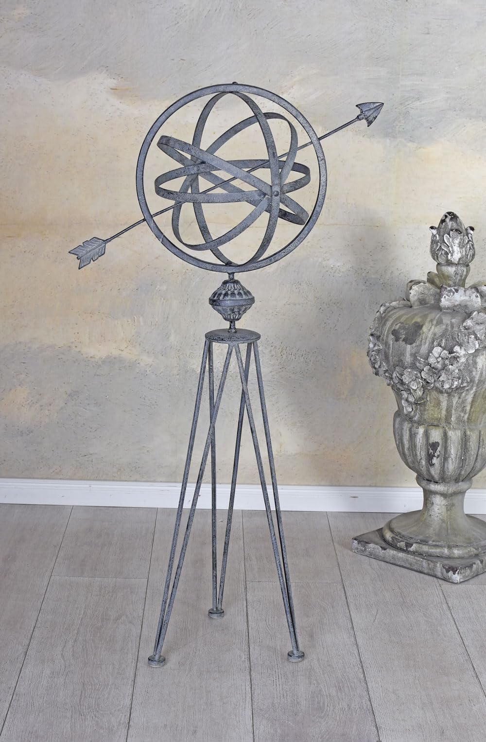 Palazzo - Reloj de sol astrológico (104 cm), diseño de jardín