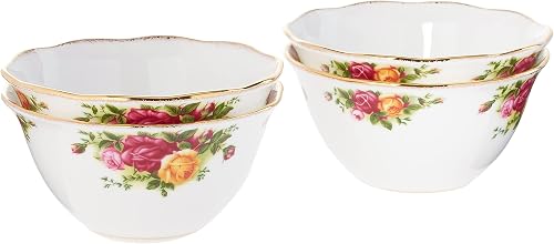 Royal Albert Old Country Roses Bowls Set of 4, 4.3"