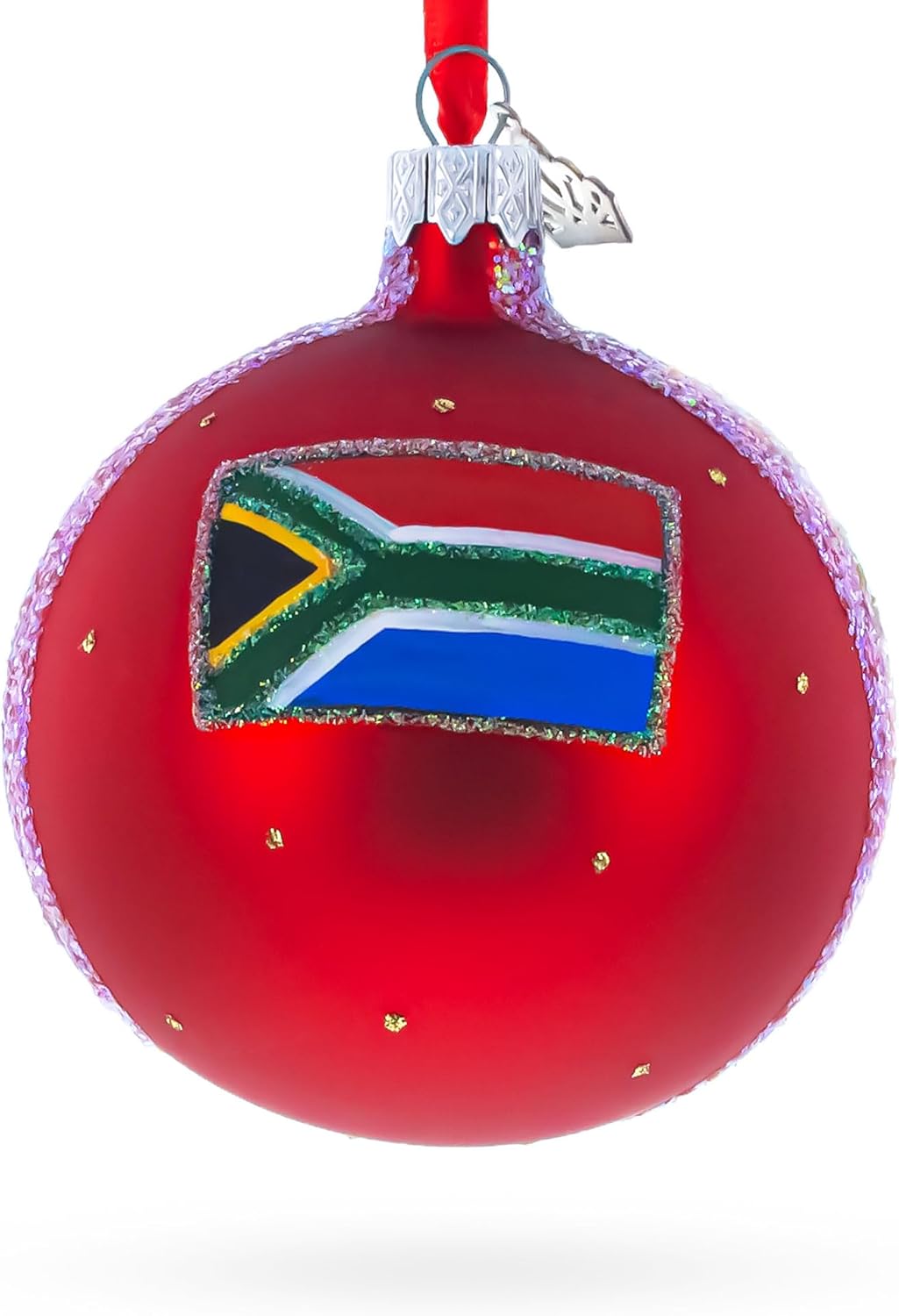 Table Mountain Aerial Cableway, Cape Town, South Africa Glass Ball Christmas Ornament 3.25 Inches